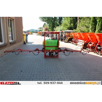 Opryskiwacz zawieszany DEMAROL CYKLON 200l 6M, potrójne głowice, belka łamana 
